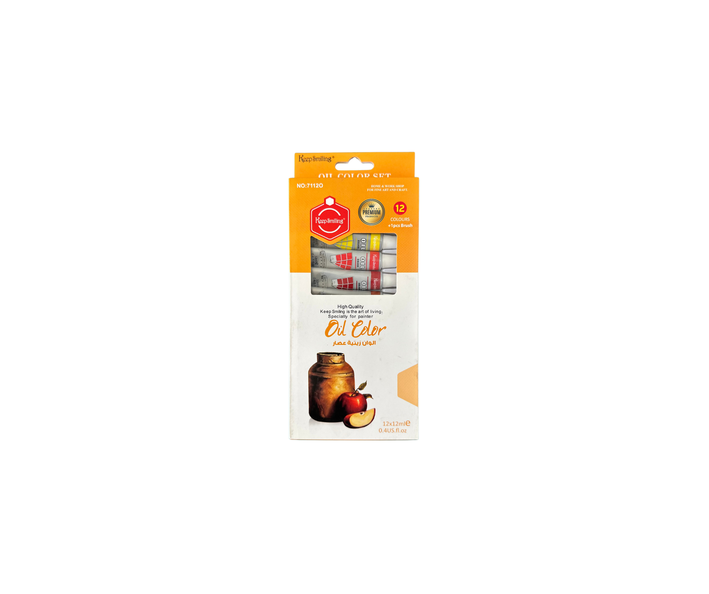 Pack Bottle Colored Oil 12 ml (12 Items)