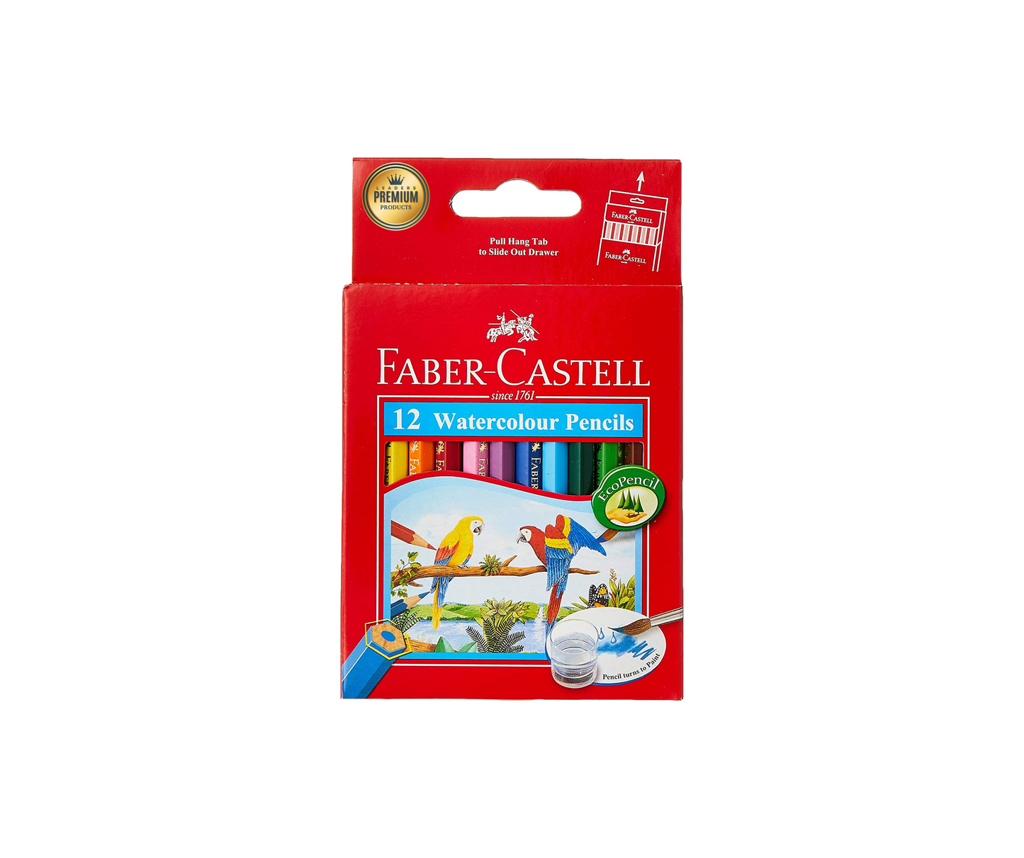Pack Wood Water Colors Faber Castell Short (12 Color)