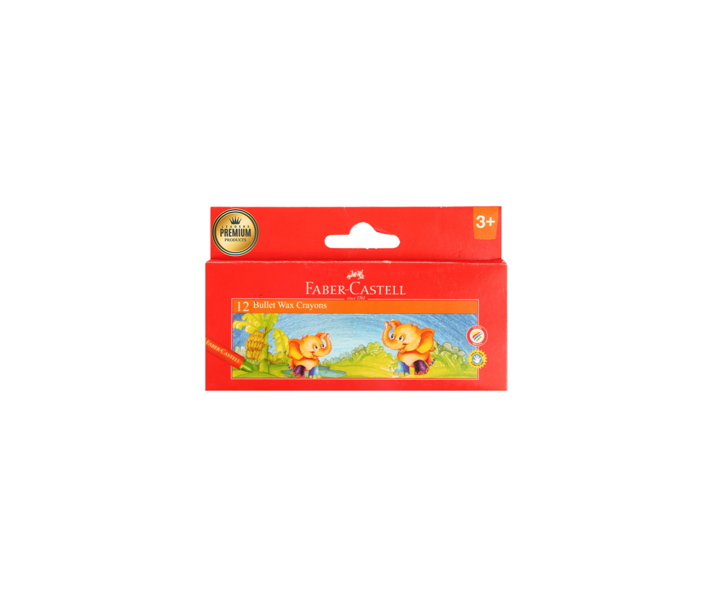 Pack Wax Colors Faber Castell Short (12 Color)