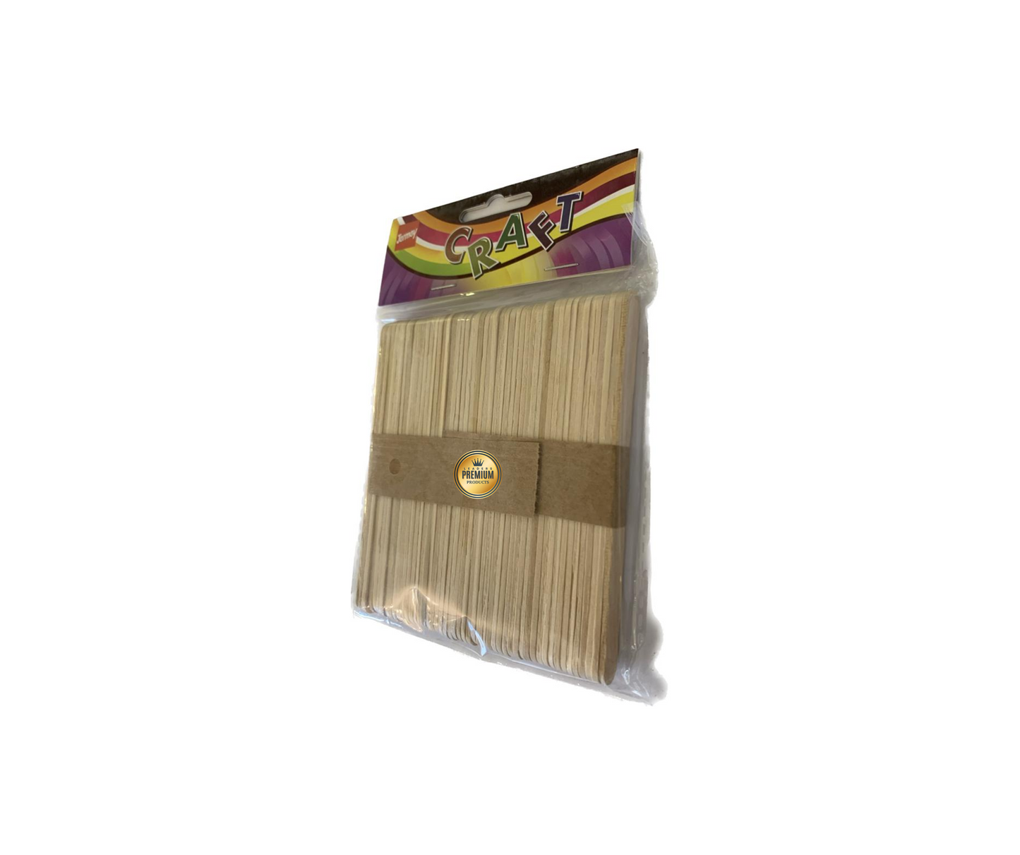 Pack Craft Sticks Plain Thin(48 Item)