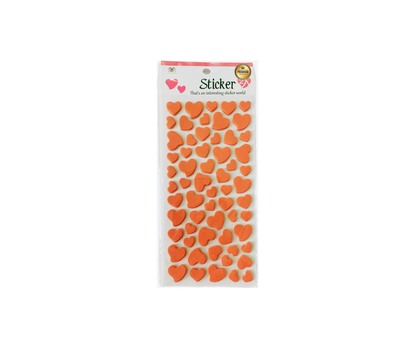 Sticker Shapes Small Foam