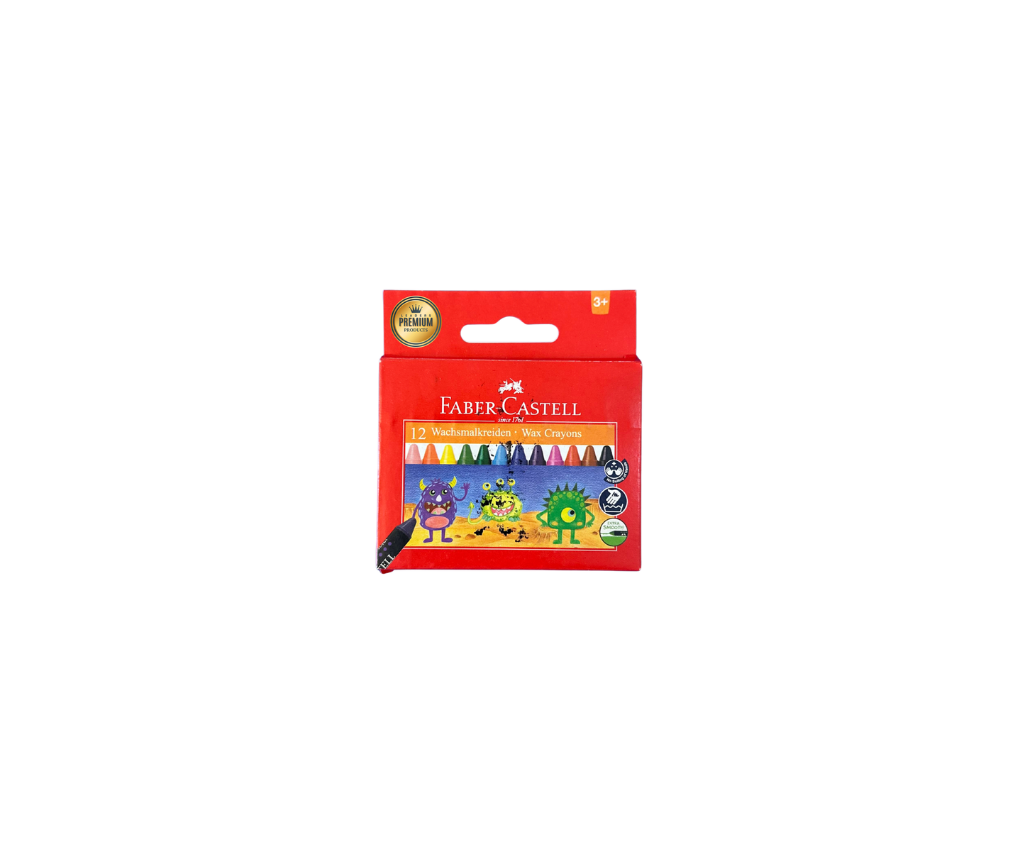 Pack Wax Colors Faber Castell Small (12 Color)
