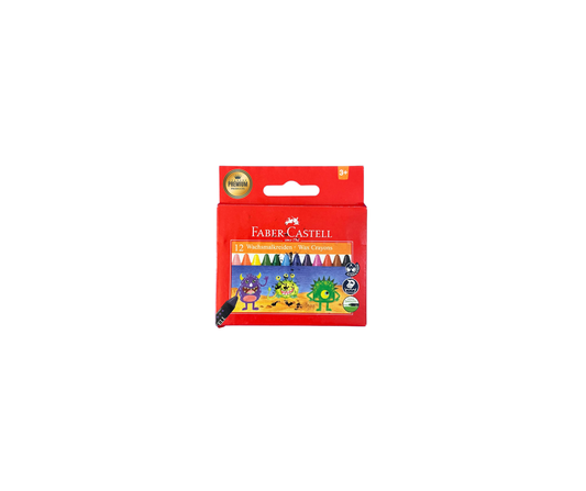 Pack Wax Colors Faber Castell Small (12 Color)