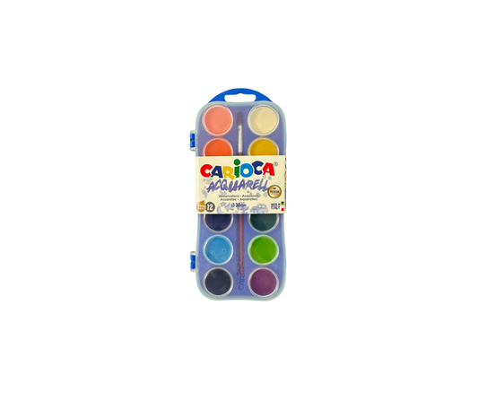 Pack Water Colors Carioca (12 Colors)