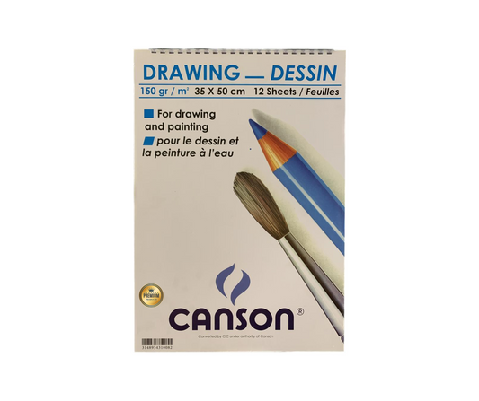 Large Drawing A3 White Canson Plastic Wire