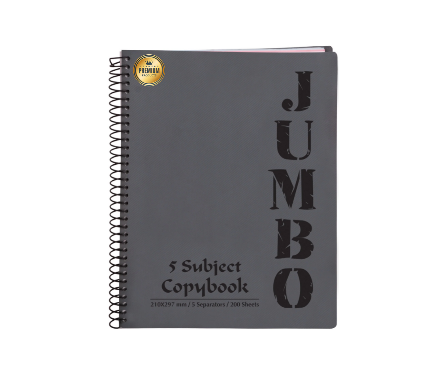 Notebook Wired A4 Arabic 200 Papers 5 Subjects Jumbo