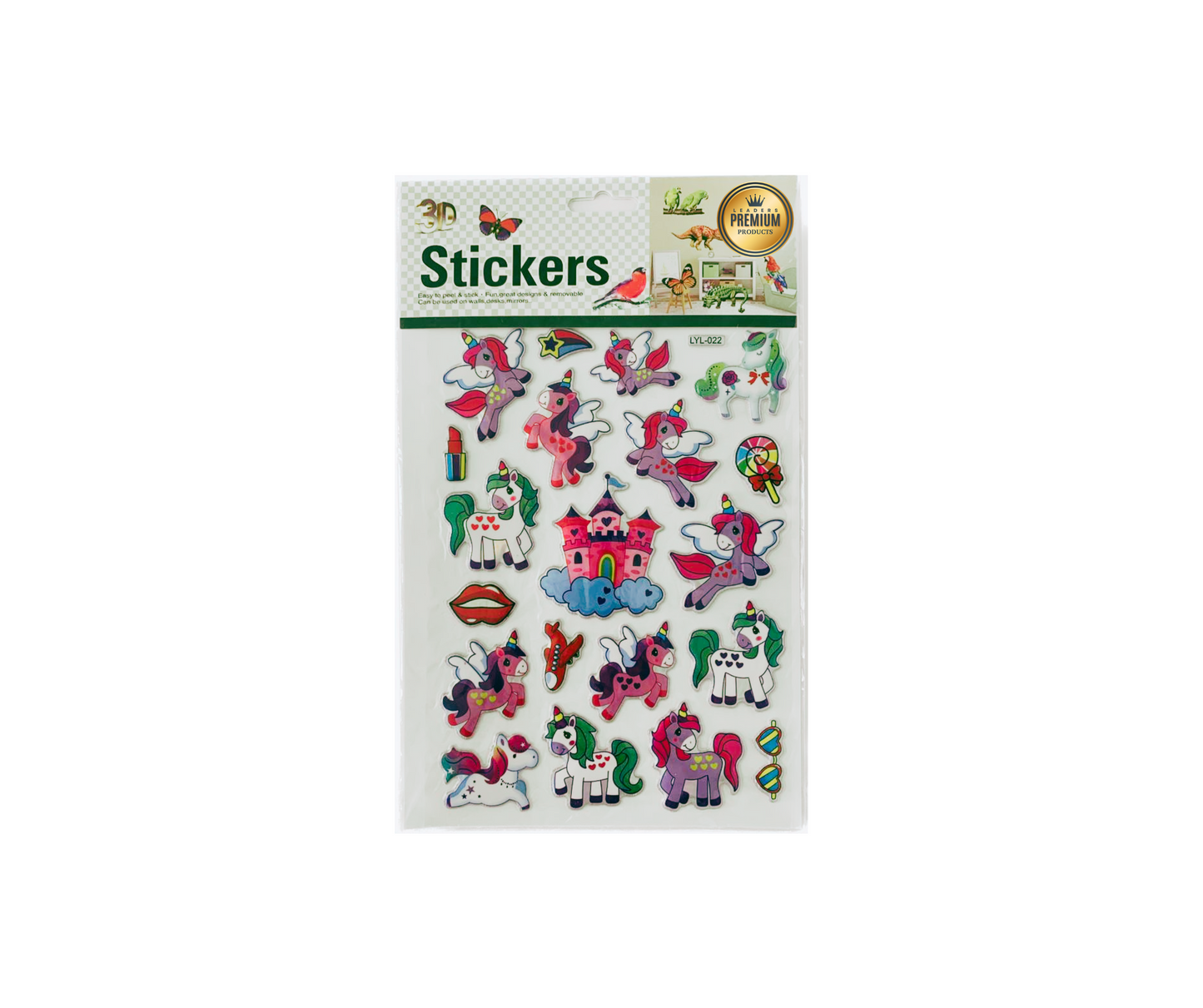 Sticker Shapes 3D